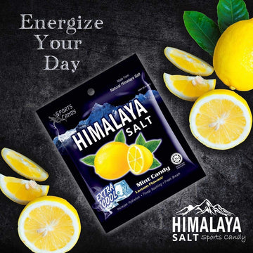 1 Box Big Foot Natural Himalaya Salt Mint Candy - Lemon Flavour ( 12 Pcs )