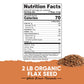 Nutricost Pantry Organic Flaxseeds (2 Pounds) - Whole Brown Flaxseeds  Vegan  GMO-Free  Gluten-Free