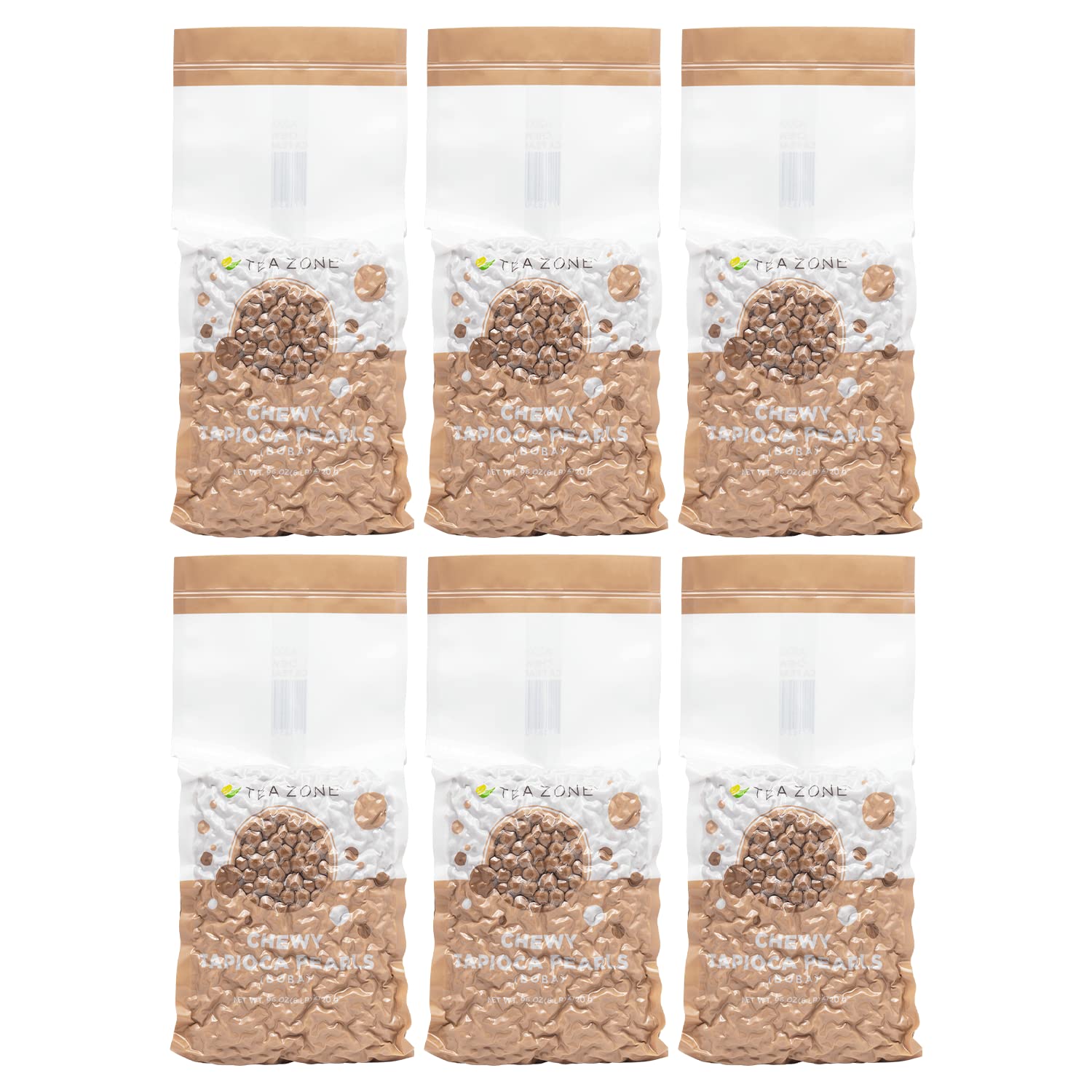 Tea Zone Chewy Tapioca Boba - Case (6 x 6lb Bags)