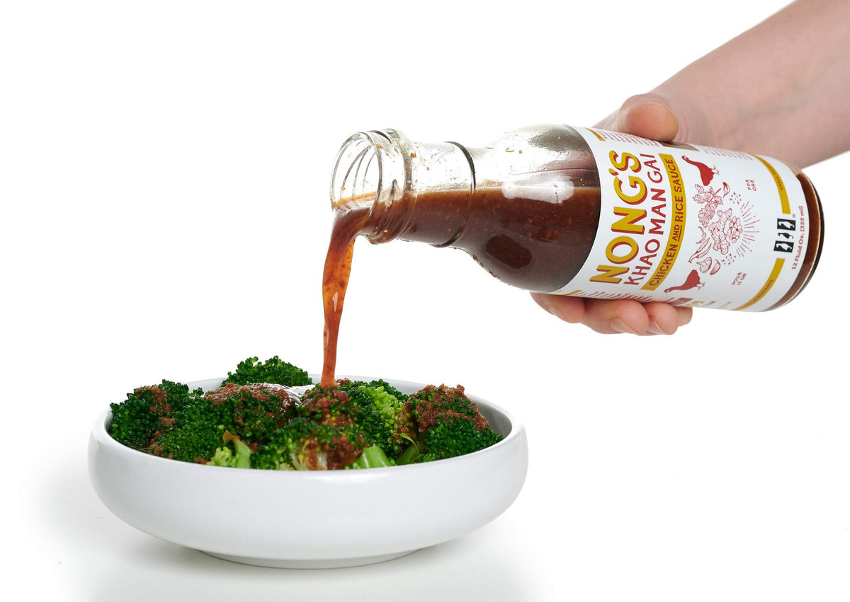 Nongs Khao Man Gai Sauce, Ginger Garlic Chili Sauce, Chicken And Rice, Portland Oregon - 12Oz