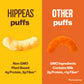Hippeas Organic Chickpea Puffs, Vegan White Cheddar, 4 Oz