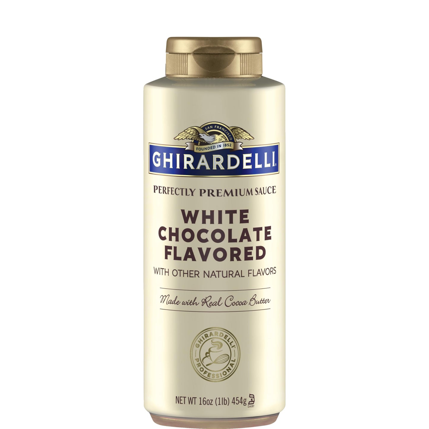 Ghirardelli White Chocolate Sauce, 16 Ounce Squeeze Bottle