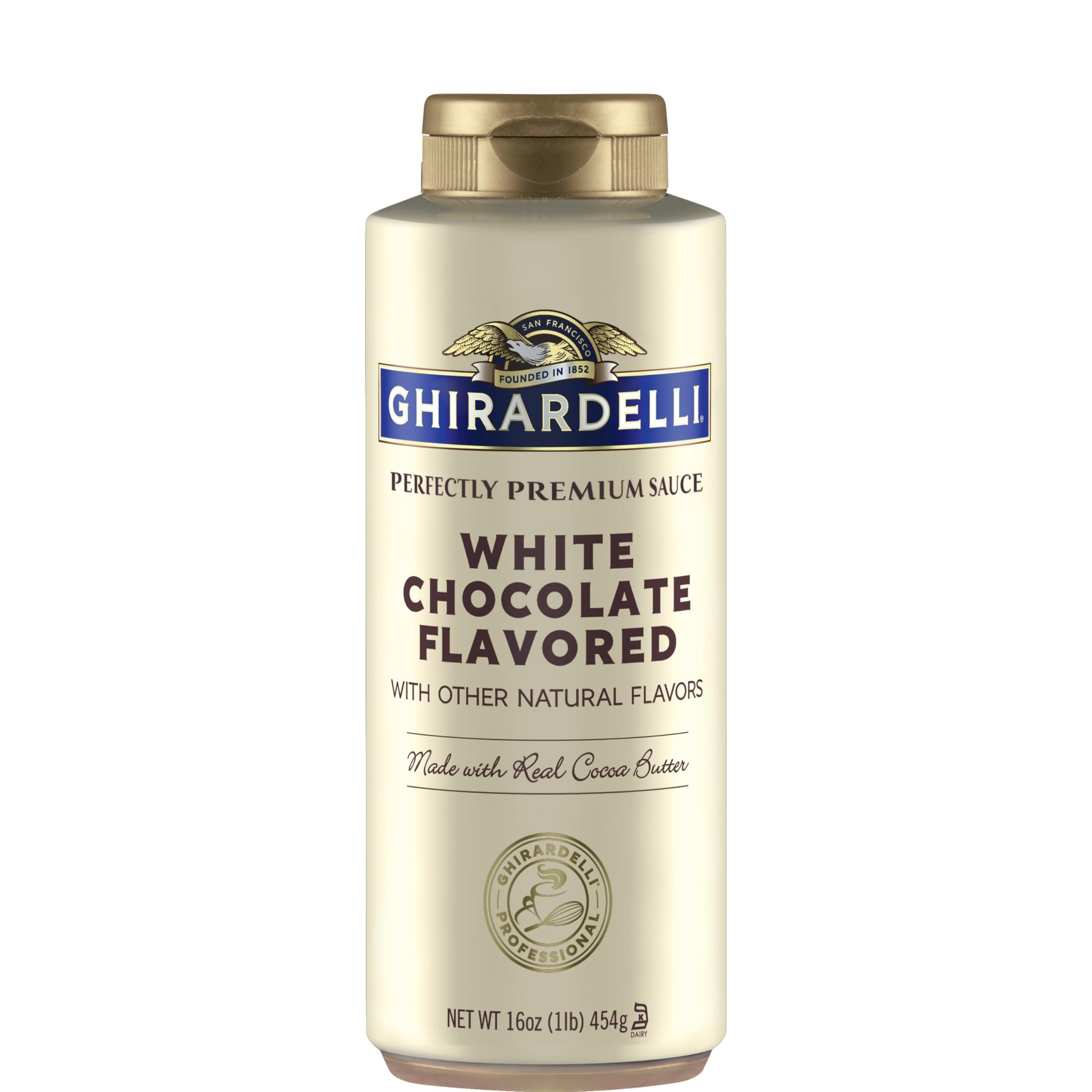 Ghirardelli White Chocolate Sauce, 16 Ounce Squeeze Bottle