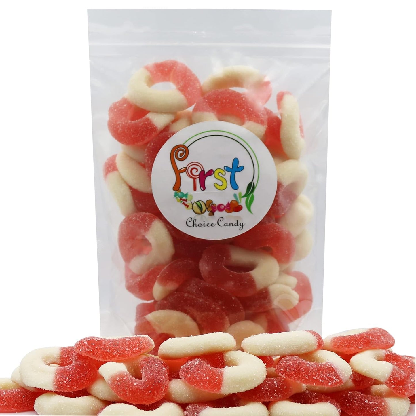 Firstchoicecandy Gummy Rings (Watermelon, 5 Pound (Pack Of 1))