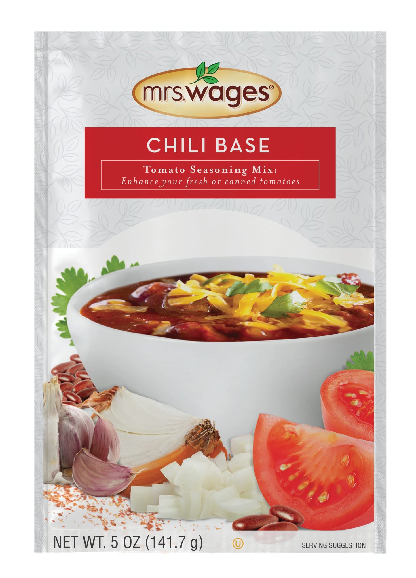 Mrs. Wages Chili Base Canning Mix | Easy-To-Use | Simple Homemade Chili | Great Flavor | Easy To Freeze or Serve Fresh | 5 oz Pa