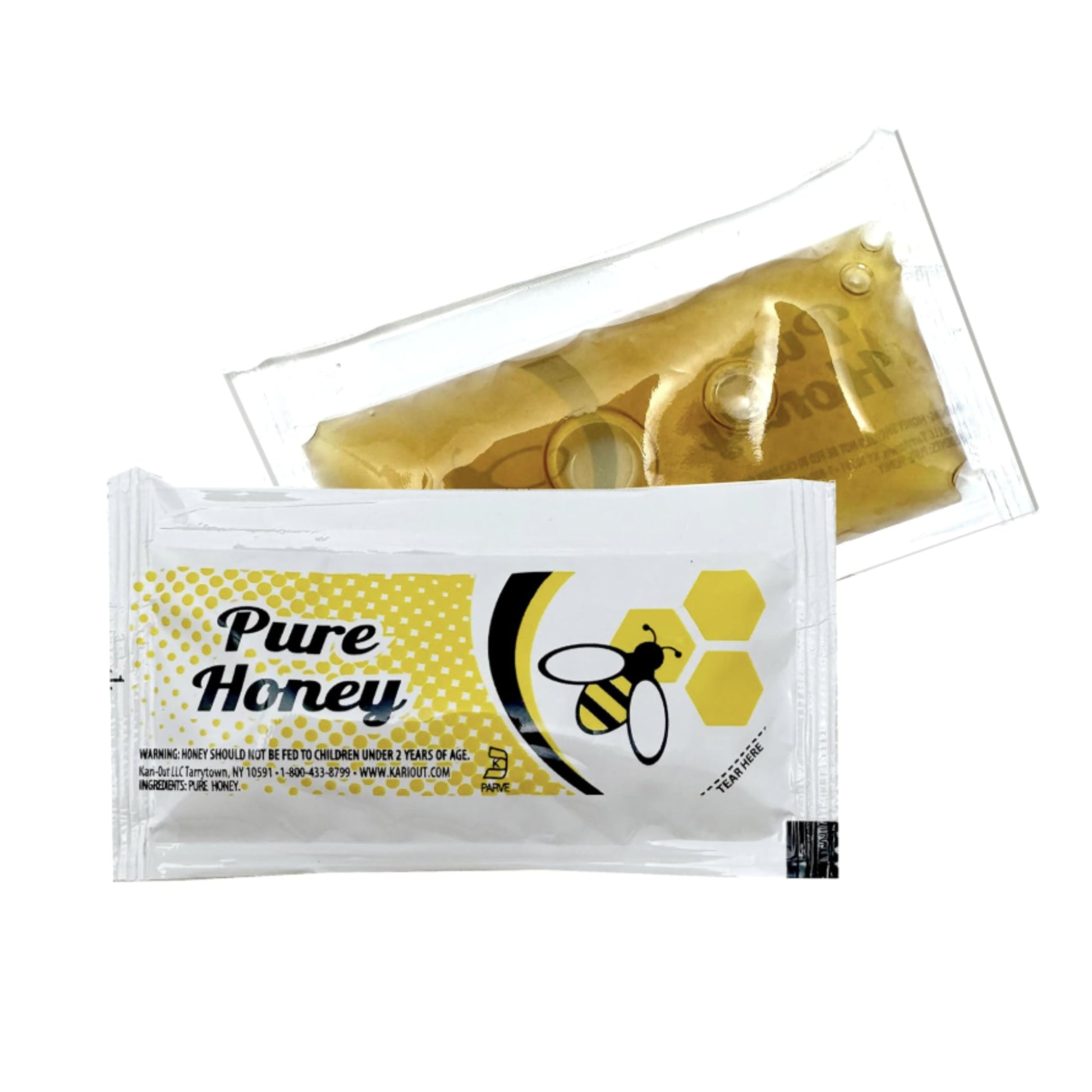 Honey Lovers Gift Pack - 60 Individual Packets Of Pure Honey - Perfect For Tea  Coffee  Tpartyl  And Snacking  Single Serve Packet