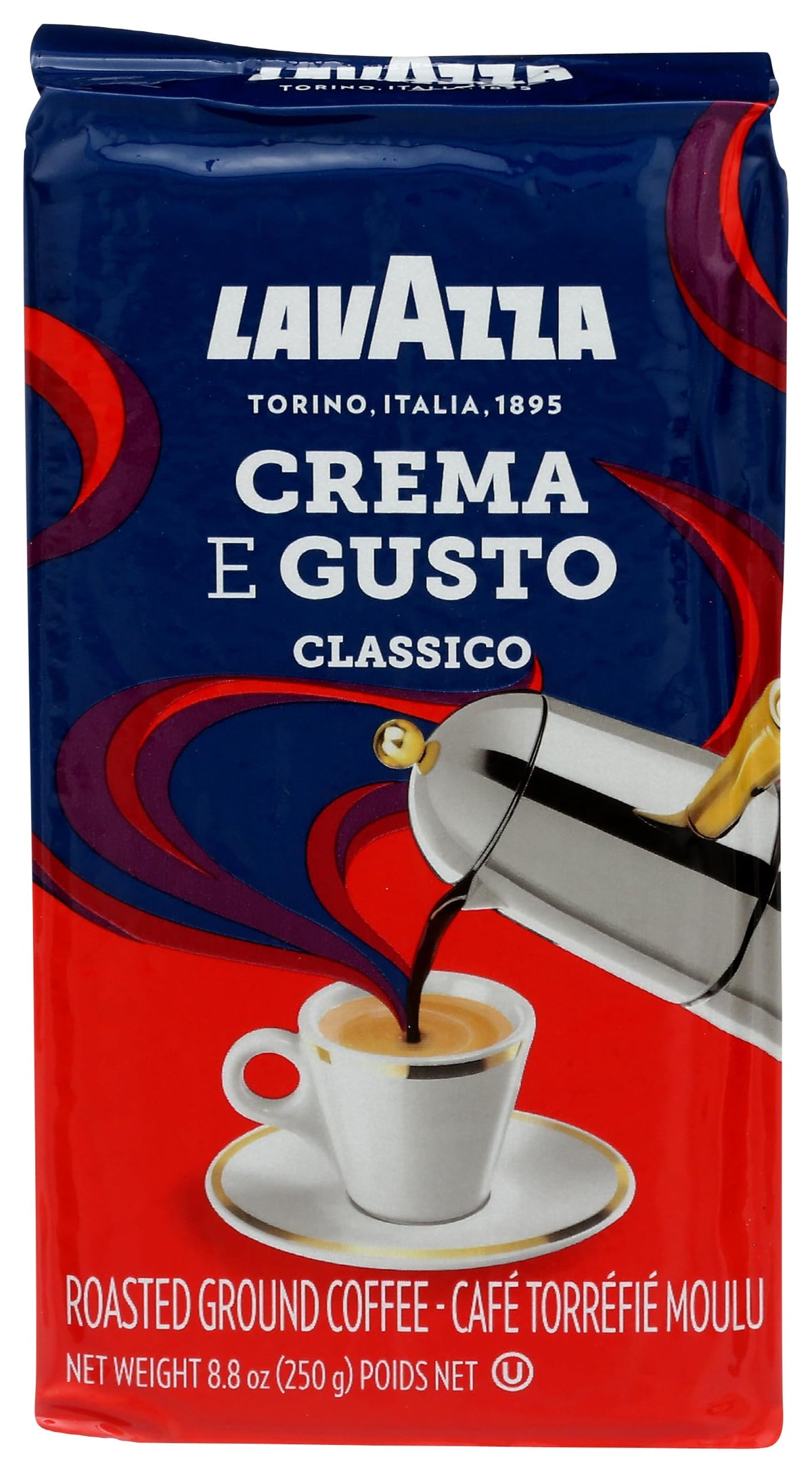 Lavazza Crema E Gusto Ground Coffee 8.8 OZ (Pack of 9)