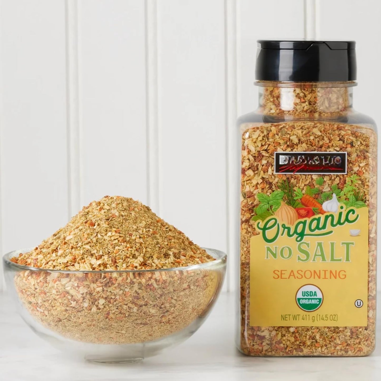 TAOindustry Kirkland Signature Organic No-Salt Seasoning Blend, 21 Organic Spices & Herbs, 14.5 oz, All-Purpose