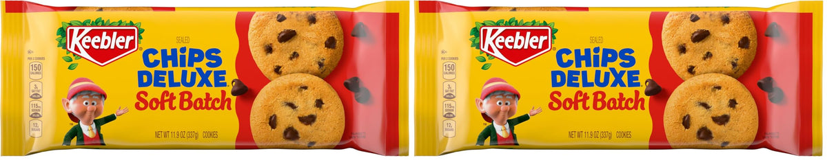 Keebler Soft Batch Chocolate Chip Cookies, 11.9 oz (Pack of 2)