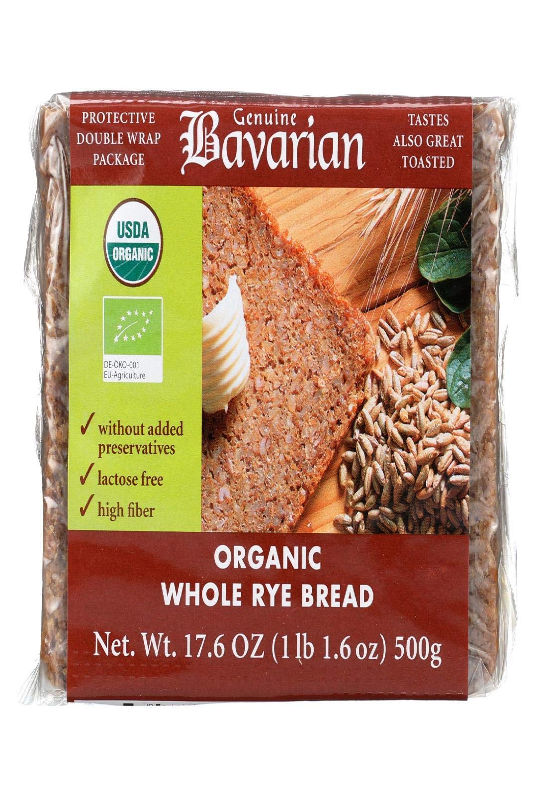 BAVARIAN BREAD Organic Whole Rye Bread, 17.6 OZ