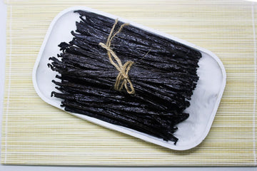 50 Vanilla Beans Bulk For Making Vanilla Extract Grade A - Non-Gmo Fresh Vanilla Bean Pods, ''6-9'' Inches Vanilla Bean, Vanilla