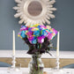 Kabloom Flowers - Bouquet Of 12 Fresh Rainbow Roses Without Vase - Gift For Birthday,Anniversary, Get Well, Thank You, Valentine, Mother’S Day Fresh Flowers