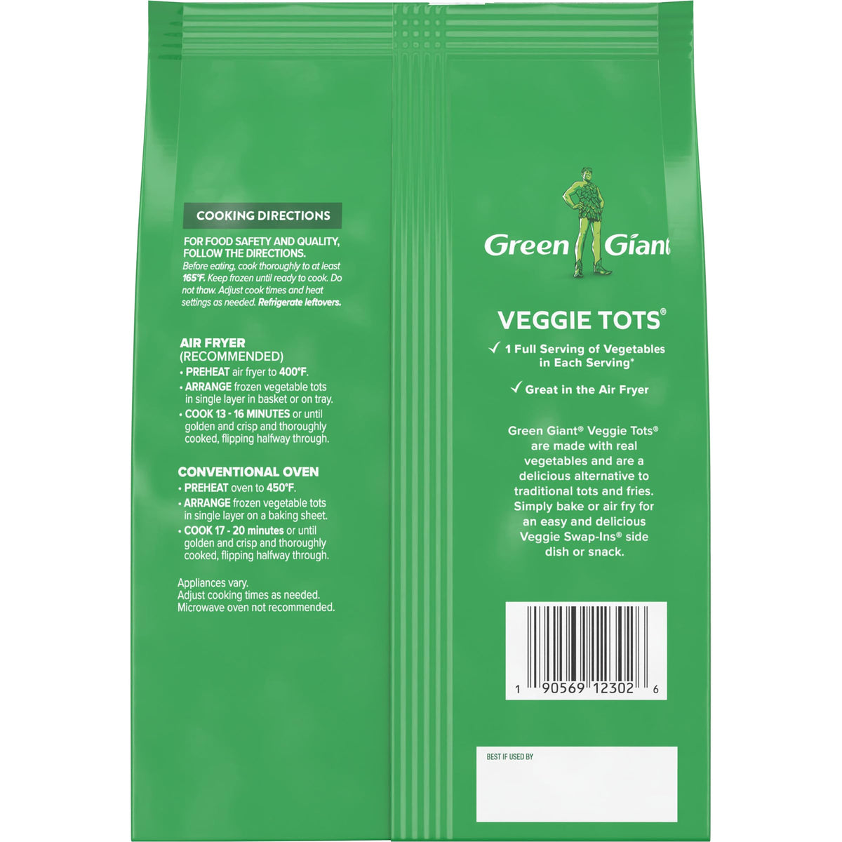 Green Giant Veggie Tots, Broccoli & Cheese, 14 Ounce (Frozen)