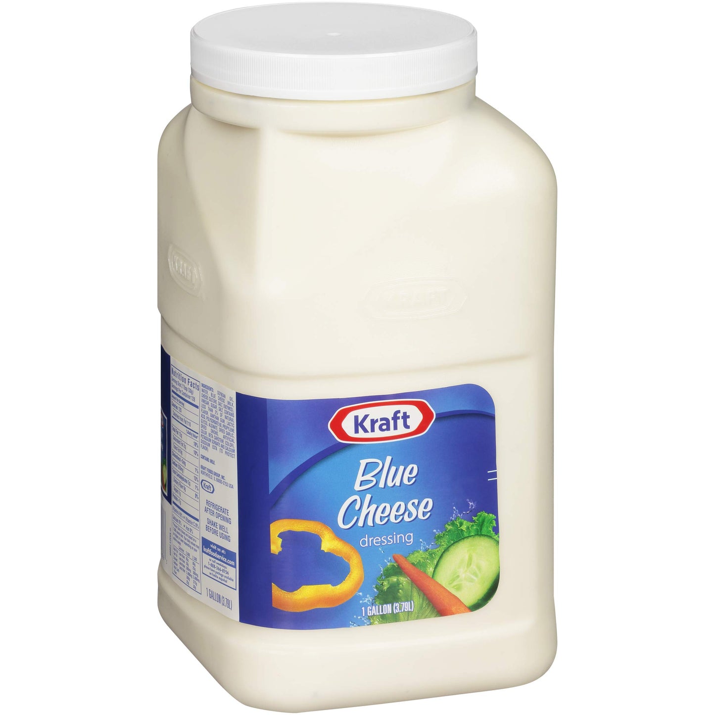 Kraft Brand Dressing Pourable Blue Cheese Dressing, 128 Ounce
