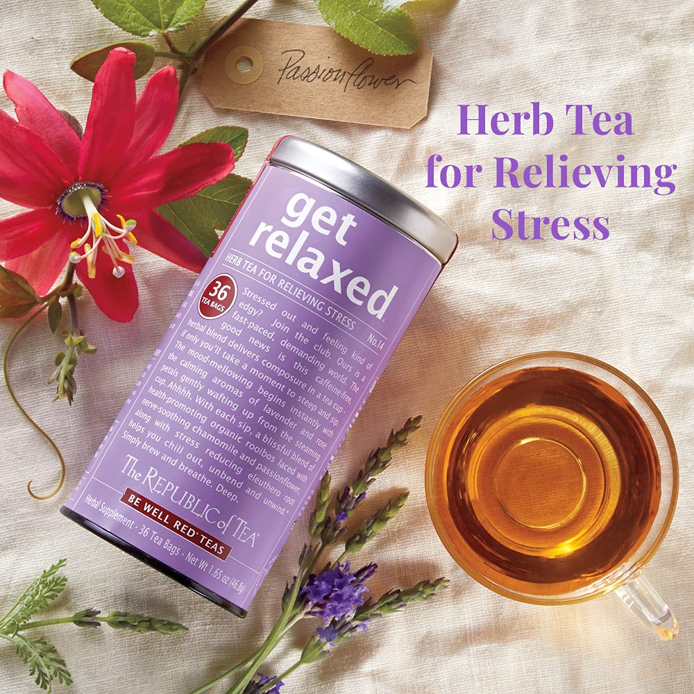 The Republic of Tea Be Well Teas Herbal Tea, Relaxed Blend, 250 Count Refill Pack