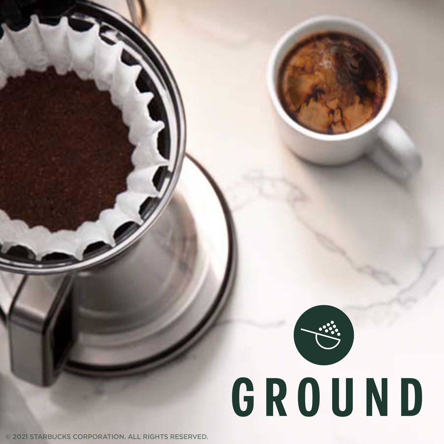 Starbucks Ground Coffee Breakfast Blend, Medium Roast, 6 Bags (18 oz each)