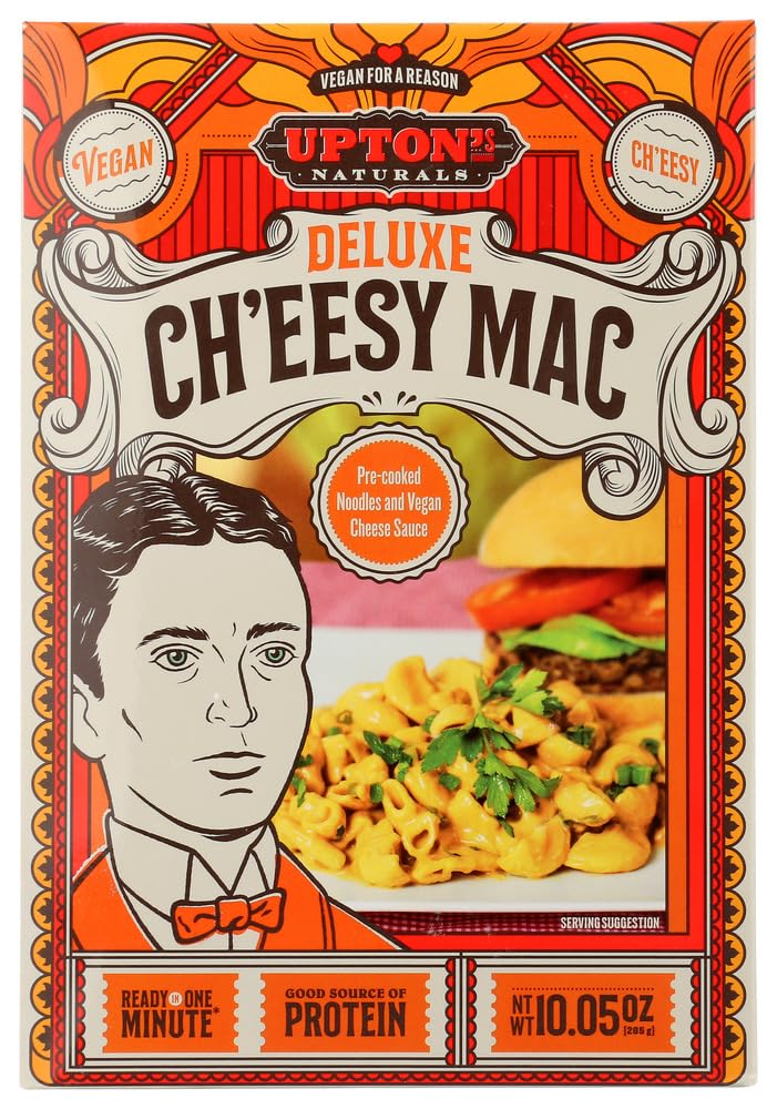 Upton’s Naturals Cheesy Mac - 10.05 oz boxes (Pack of 6)