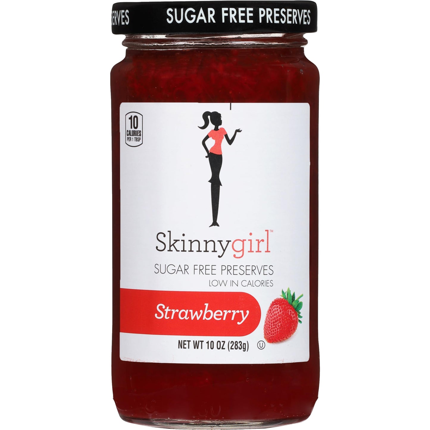 Skinnygirl Sugar Free Preserves, Strawberry Rose, 10 Ounce (Pack of 6), Red