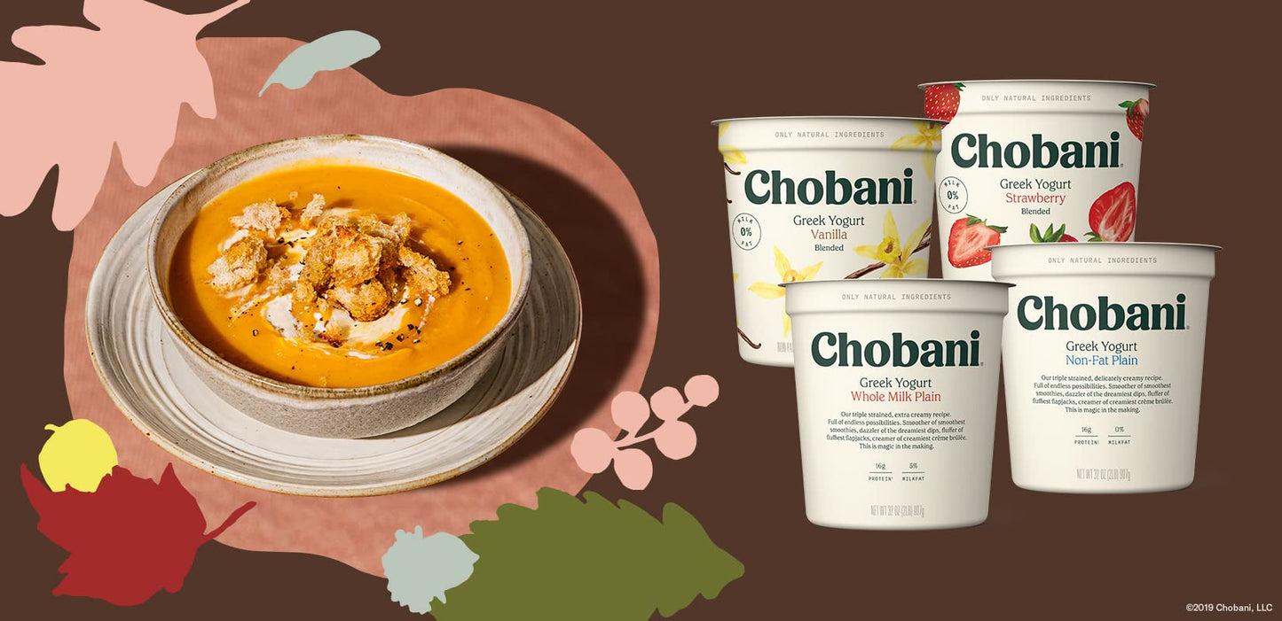 Chobani Whole Milk Plain Greek Yogurt 32oz