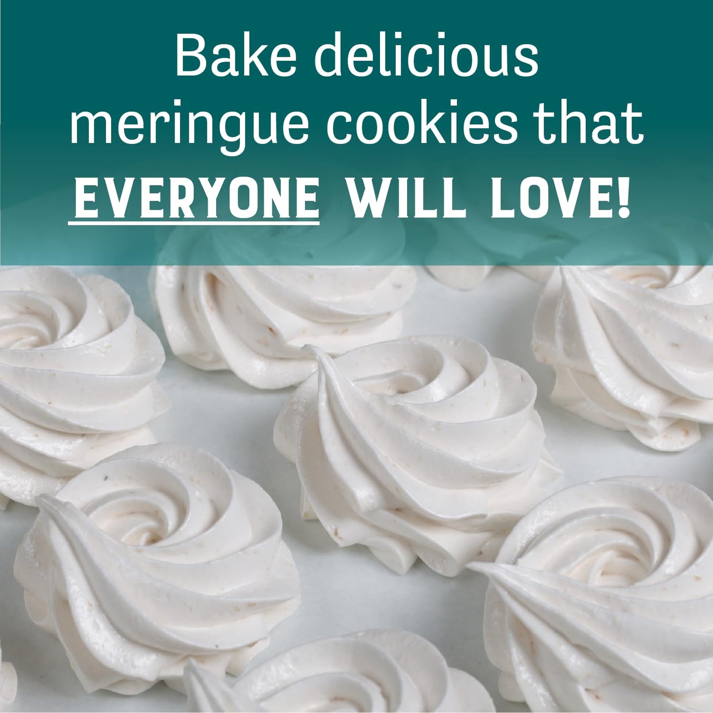 Judees Meringue Powder Mix - Gluten-Free, Nut-Free, 1.5 lb for Baking and Decorating