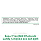 RUSSELL STOVER Sugarfree Dark Chocolate Almond & Sea Salt Bark, 7.5 oz bag, 5 Pack