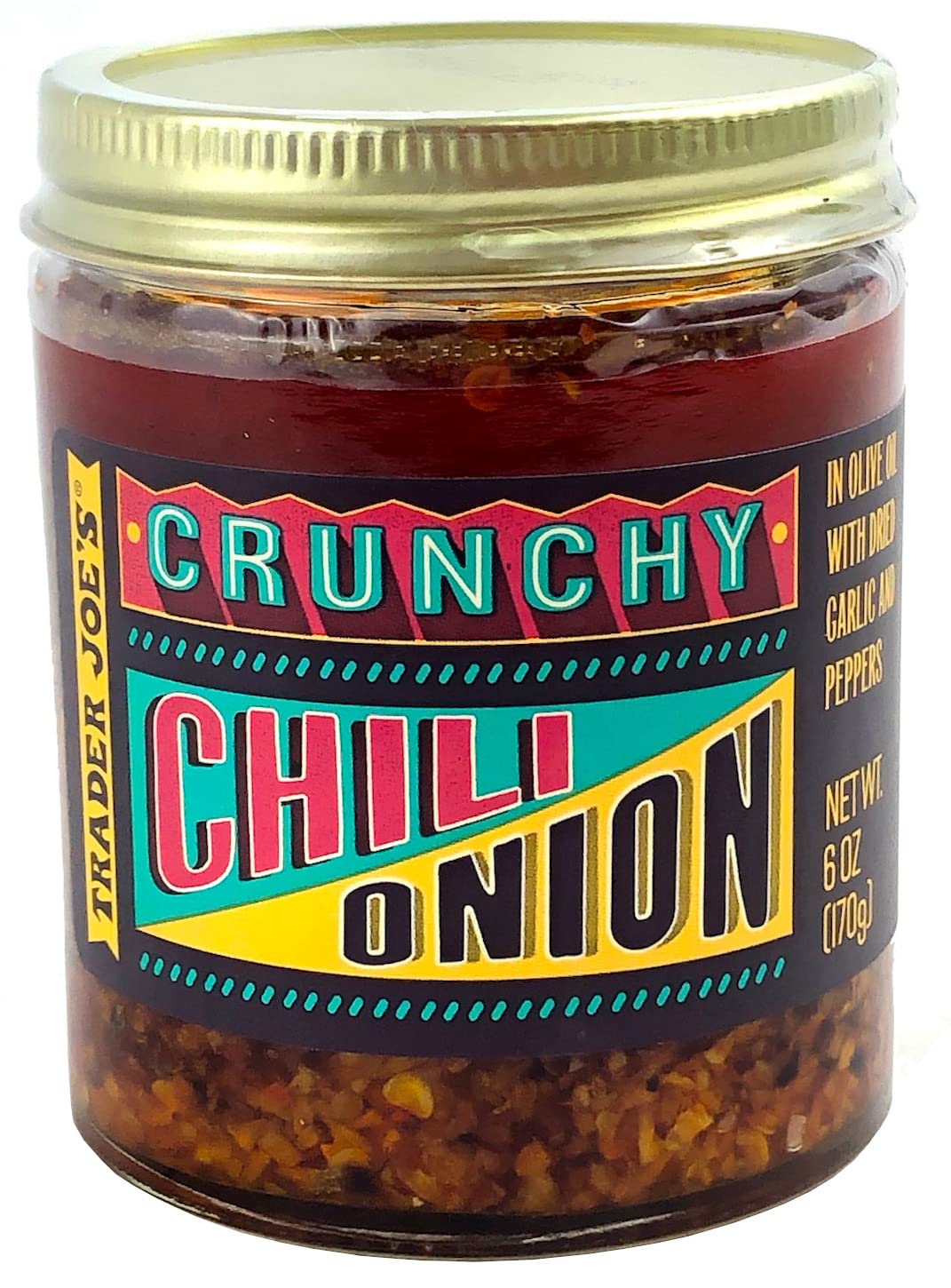 Trader Joe s Chili onion Crunch,1 Pack ( 6 ounce)