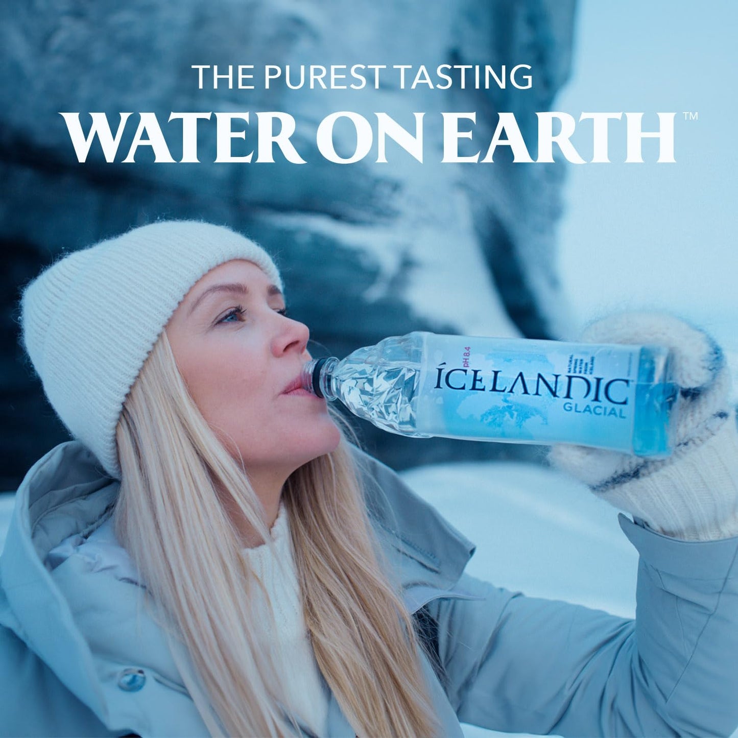 Icelandic Glacial Natural Spring Alkaline Water, 750 ml, Clear, Pack of 12, Model 893919001509
