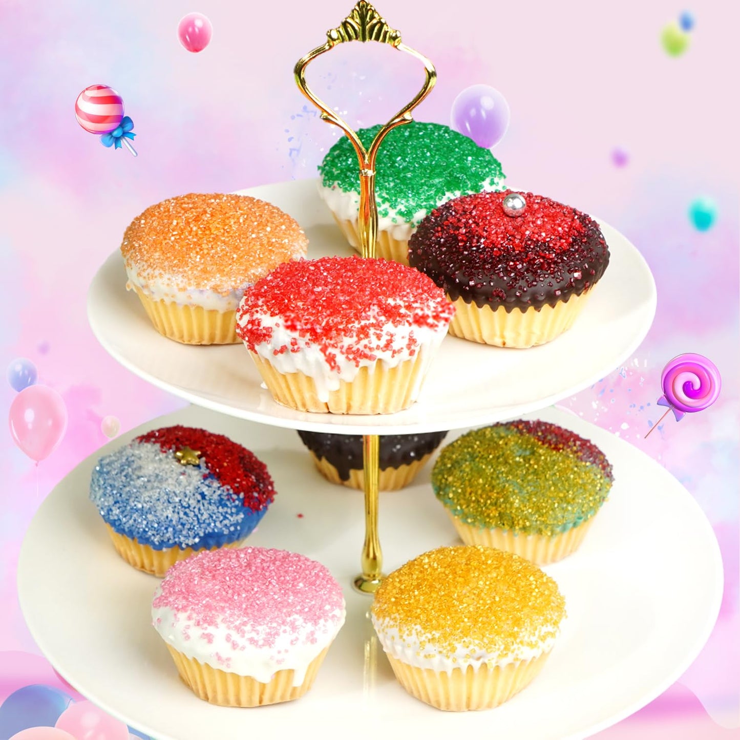 Bronzing Gold Sanding Sugar Sprinkles, Food Grade, 150G, Edible Sprinkles For Cupcake Decorating, Cake Toppers, Sprinkles Decora