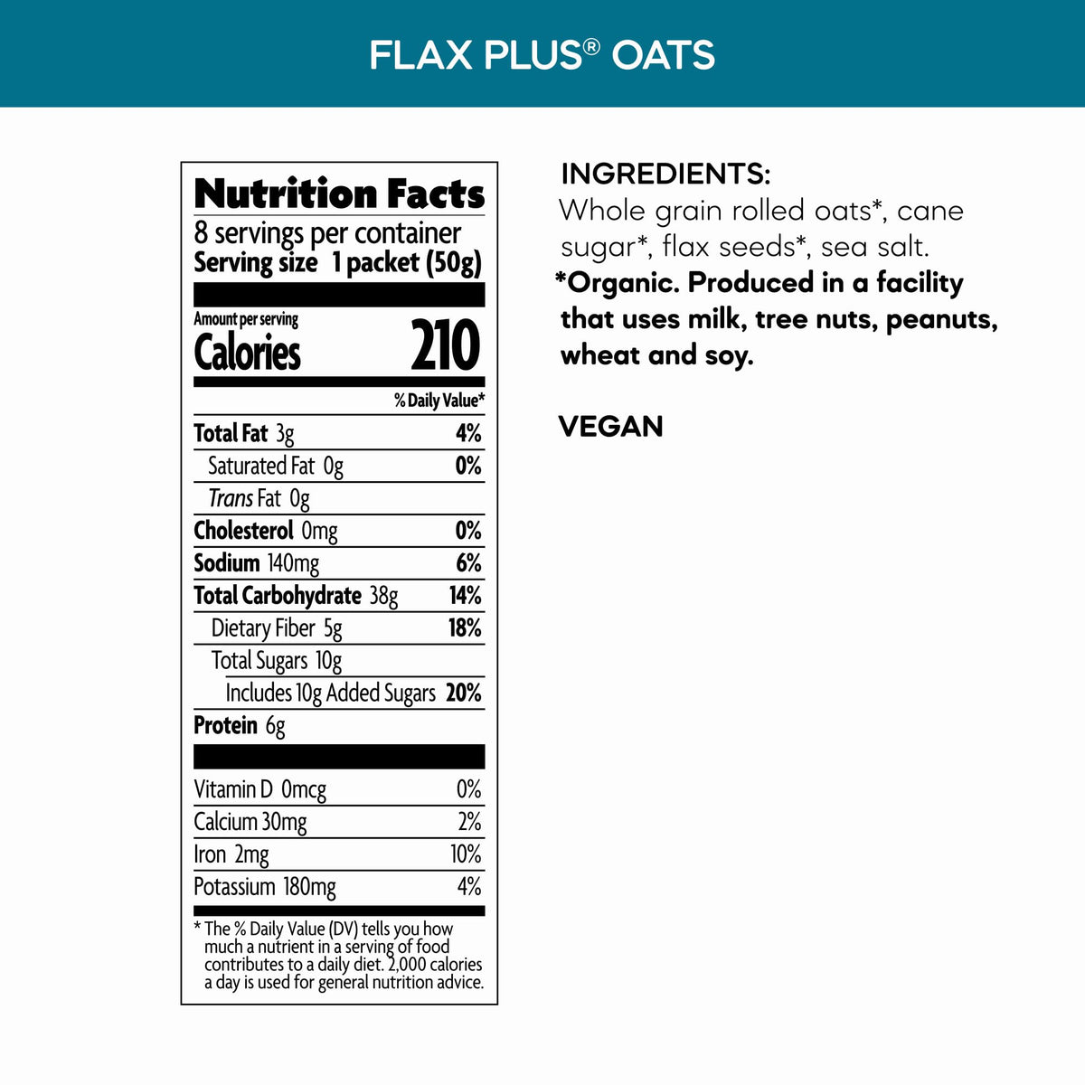 Natures Path Organic Flax Plus Instant Oatmeal, 14 oz (Pack of 1), Non-GMO