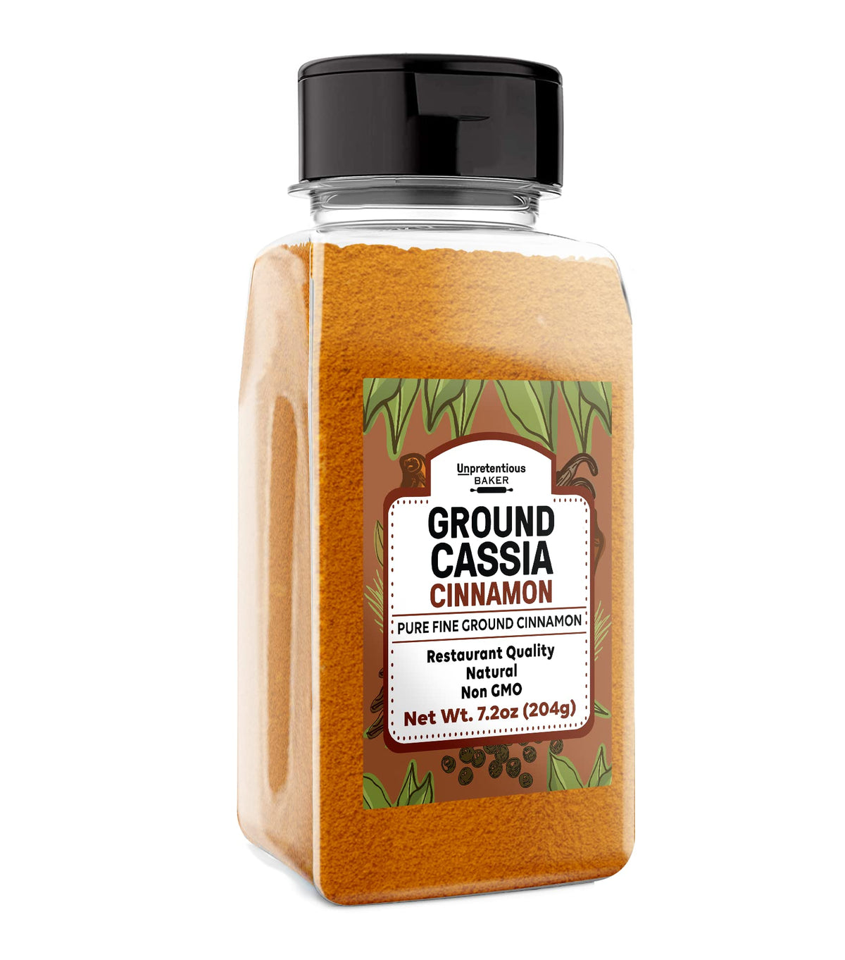 Unpretentious Cassia Cinnamon, 7.2 Oz, Pure Traditional Spice, Baking & Cooking, Desserts