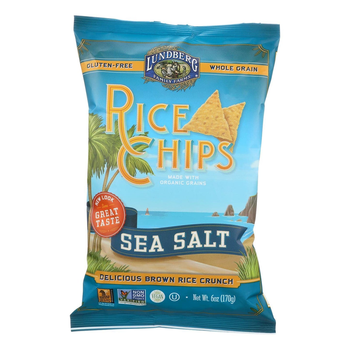 Lundberg Chip Rice Orgnl Seaslt Gf12