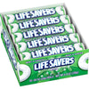 LIFE SAVERS Mints Wint-O-Green Hard Candy Bulk Mints, Hard Candies, Individually Wrapped Single Rolls, .84 Ounce, 20 Count Box