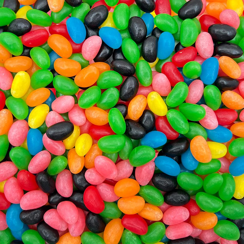 Jelly Beans Candy, Fruit And Licorice Flavored - Bulk 3 Pounds