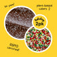 Supernatural All Natural Sprinkles Dye Free Christmas Set, No Artificial Dyes, Soy Free, Gluten Free, Vegan & Dye Free Food Spri