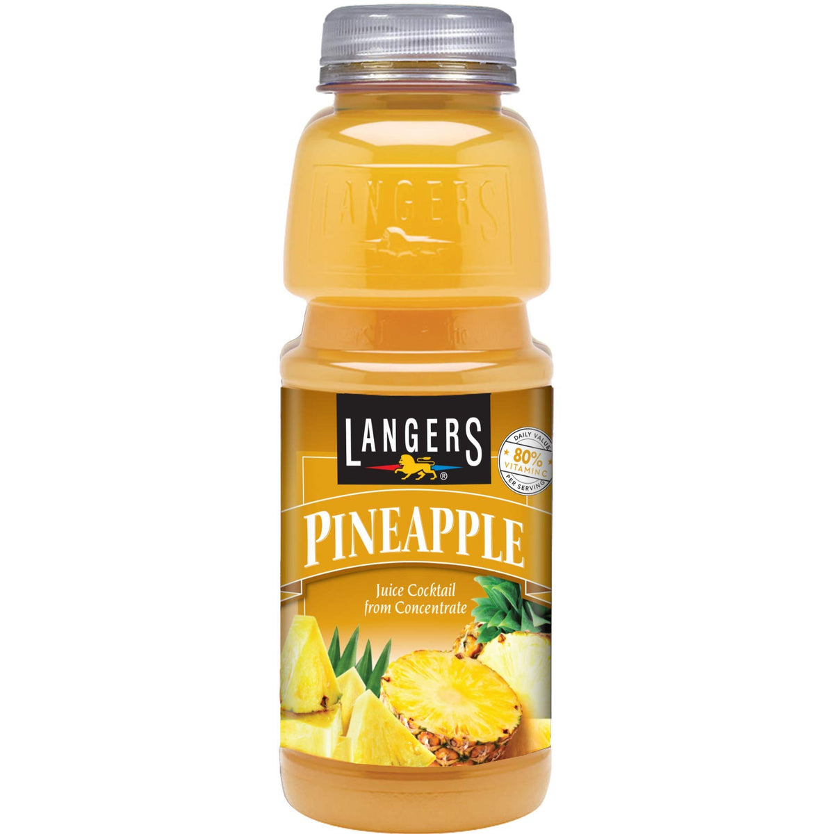 Langers Pineapple Cocktail Juice, 15.2 Fl Oz, Pack of 12