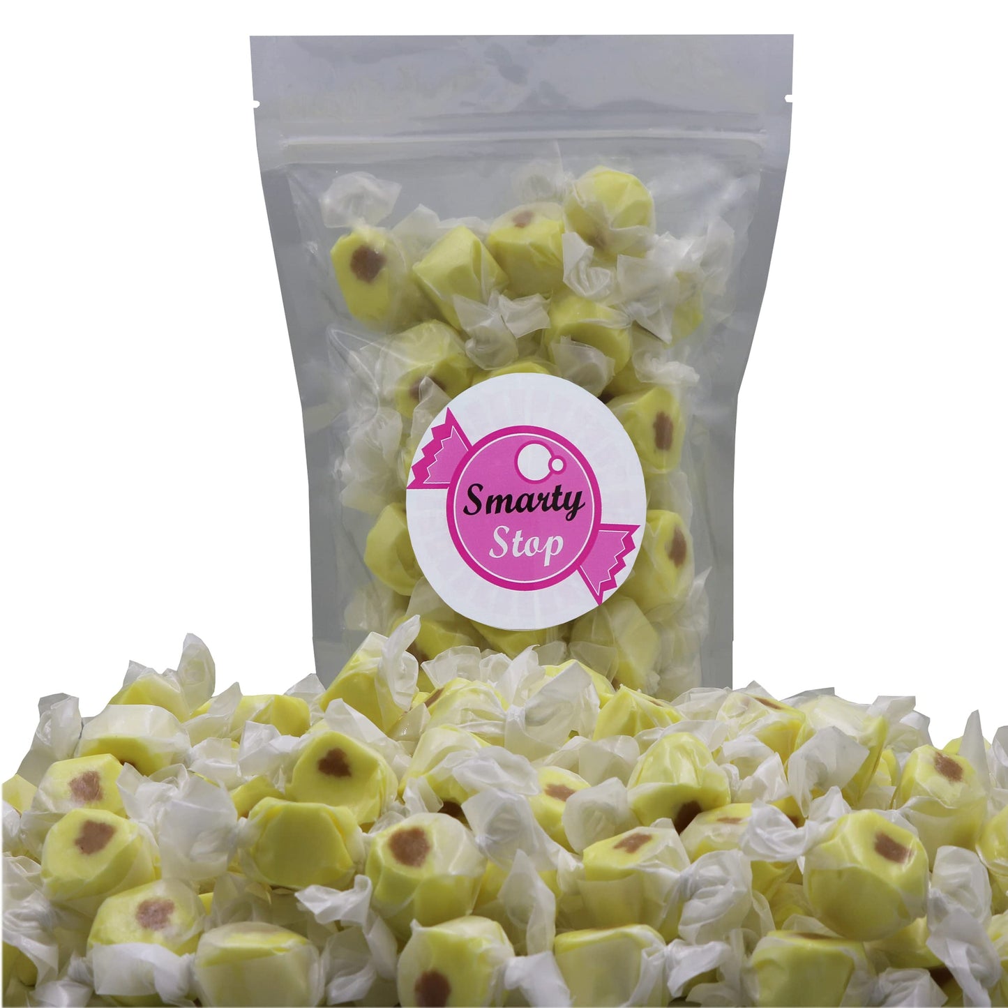 Gourmet Soft and chewy Salt Water Taffy Candies - Individually Wrapped - Bulk bags (Banana Peanut Butter, 5 Pound (Pack of 1))