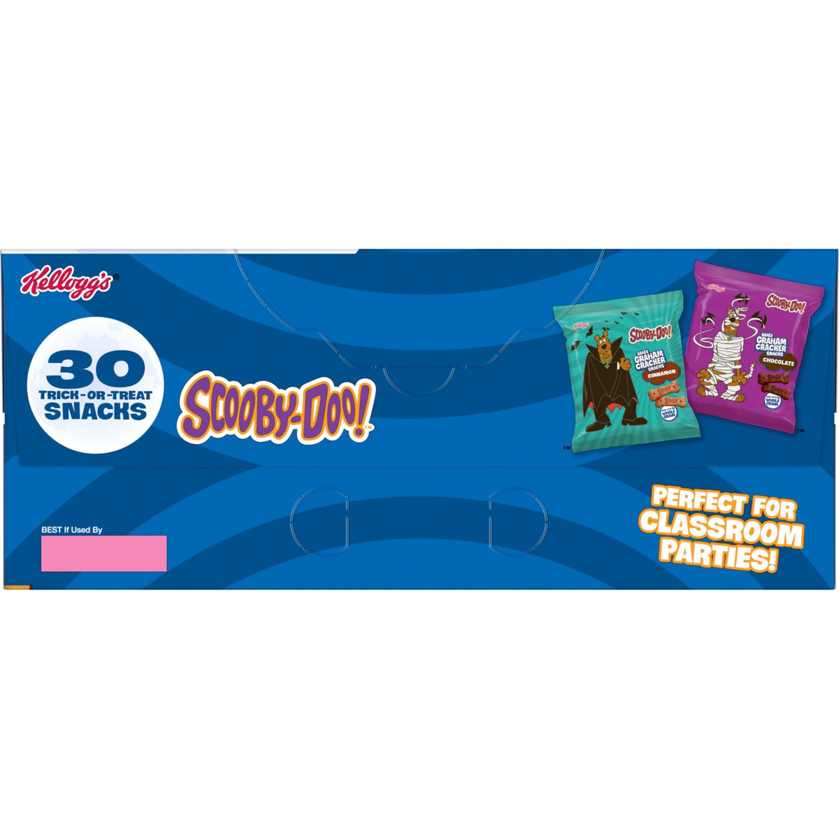 Kelloggs SCOOBY-DOO! Graham Cracker Snacks, Halloween Snacks, Trick or Treat, Variety Pack, 30oz Box (30 Pouches)