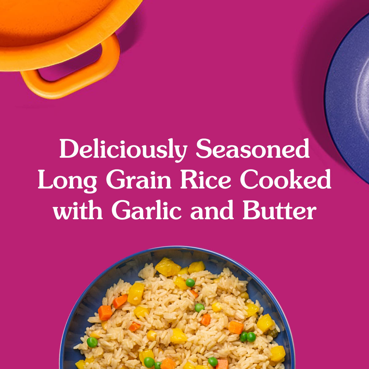 BENS ORIGINAL Ready Rice Butter and Garlic Flavored Rice, Easy Dinner Side, 8.8 oz Pouch