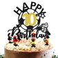 Aeryourtar Cake Topper Glitter Soccer Theme 10th Birthday Decorations for Boys and Girls - Paper, 10 Years Old