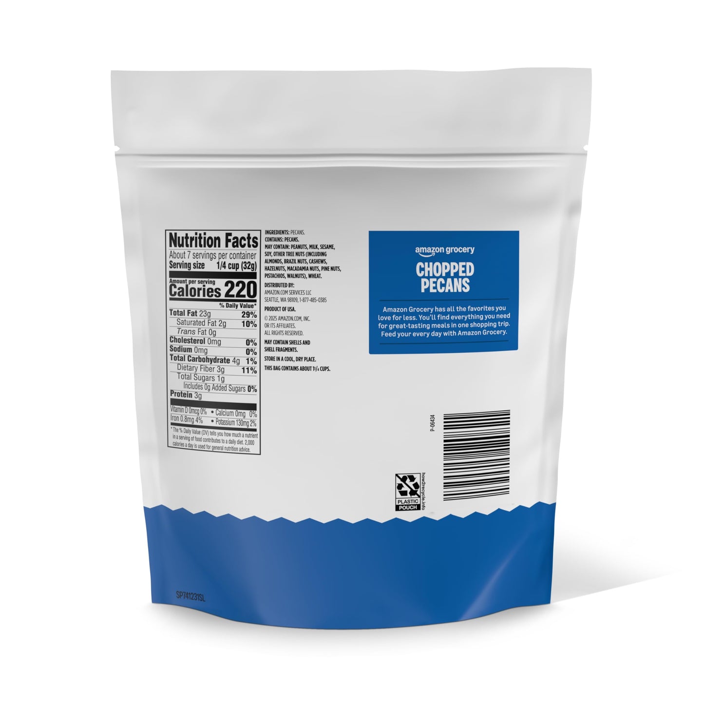 large online retailer Brand - Happy Belly Chopped Pecans  8 oz