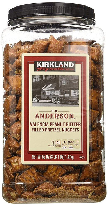 Kirkland Signature Peanut Butter Pretzel, 4 Packages (52 Ounce)