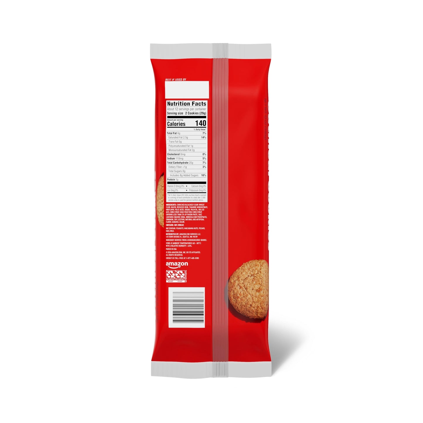 Large Online Retailer Saver, Dunking Oatmeal Cookies, 12 Ounce (Previously Happy Belly, Packaging May Vary)