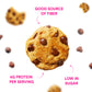 Joydays Chocolate Chip Cookies, 63% Less Sugar and High Fiber Snack, Plus Protein - Made for Balanced Nutrition, Healthy Snacks