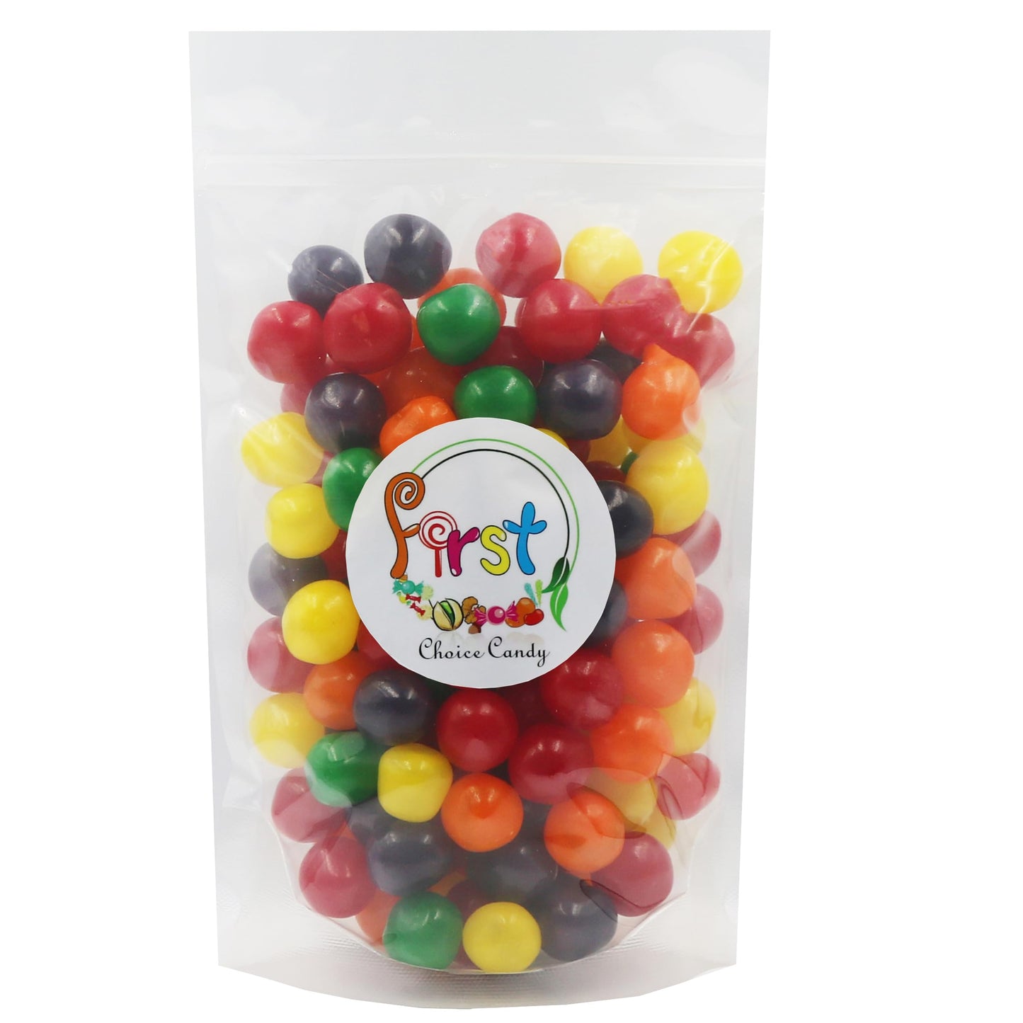 Sour Chewy Fruit Candy Balls (Assorted, 1 Pound)