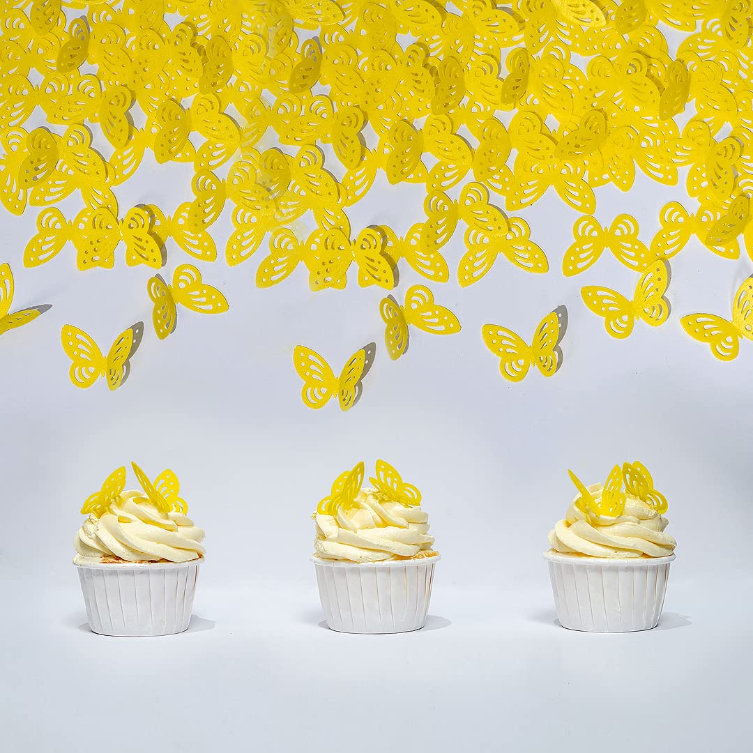 Edible Flowers -Edible Leaves -Edible Butterflies Wafer Paper Cake Cupcake Toppers For Decorating Rice Paper Food Decorations Fo