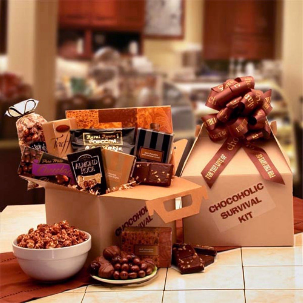 The Chocoholics Survival Kit -Chocolate Lover'S Care Package