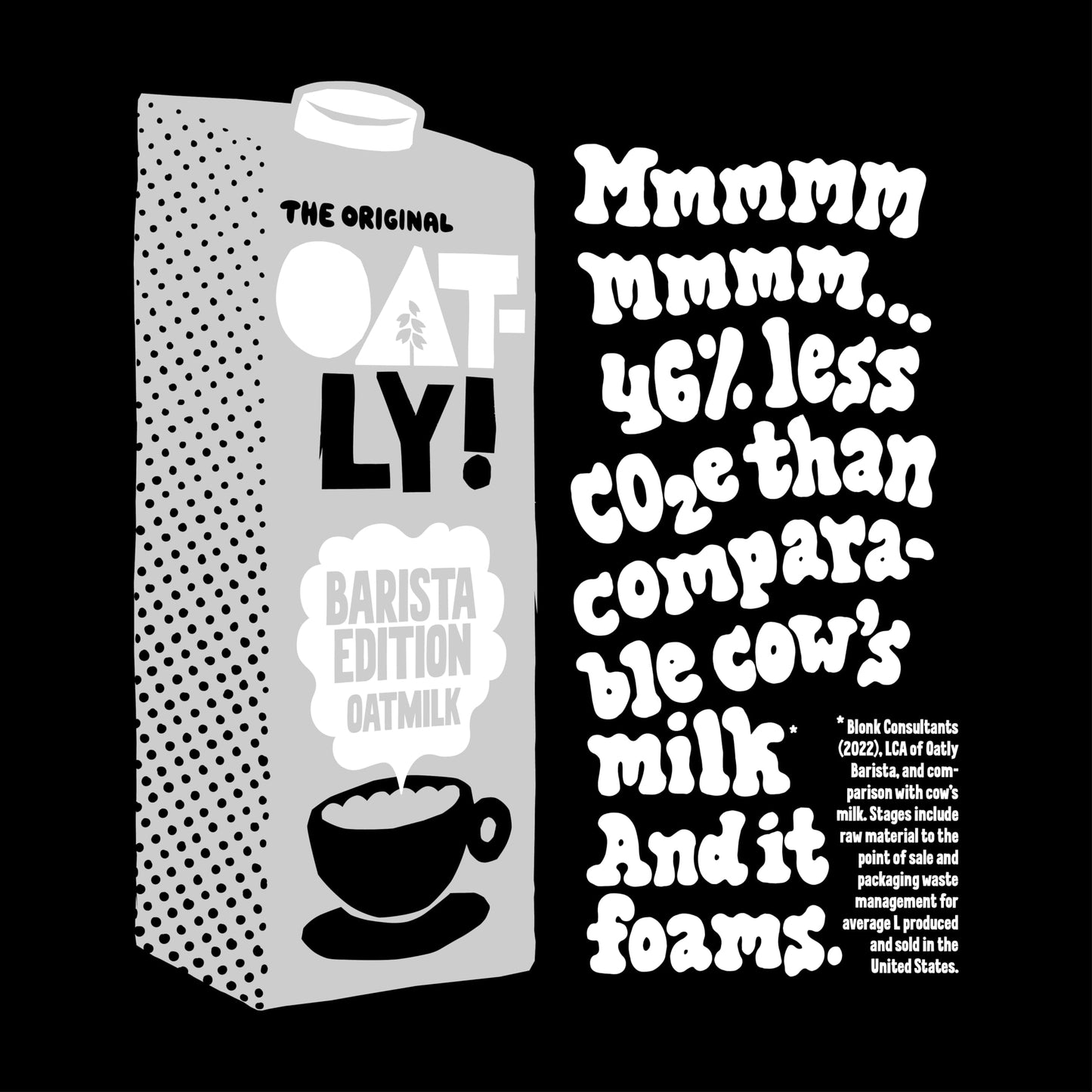 Oatly Barista Edition Oat Milk - Crafted for Coffee | Dairy-Free  Plant-Based  Shelf-Stable Milk that makes Perfect Foam (32 oz  6-pack)