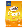 Goldfish Crisps Cheddar Baked Chip Crackers, 4.8 Oz Bag