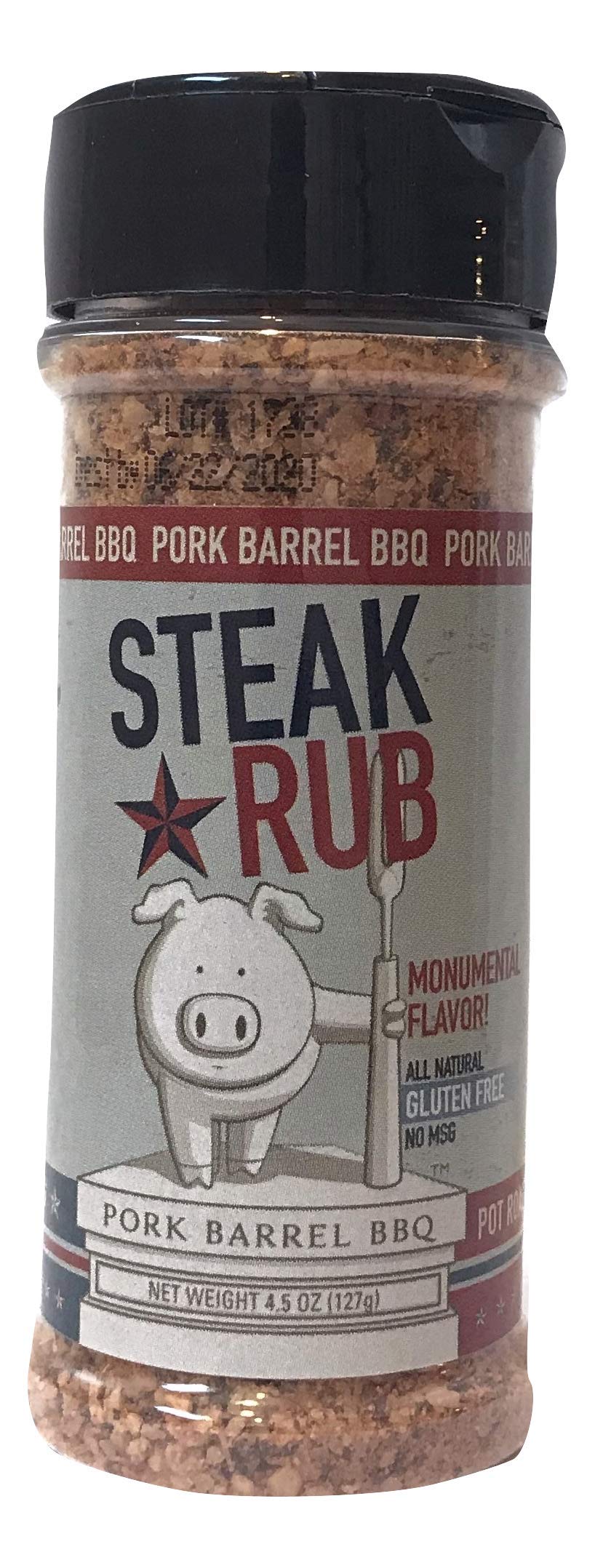 Pork Barrel BBQ Seasoning & Rub Variety Pack – Gluten-Free, Zero Calorie – 3 Piece Assortment