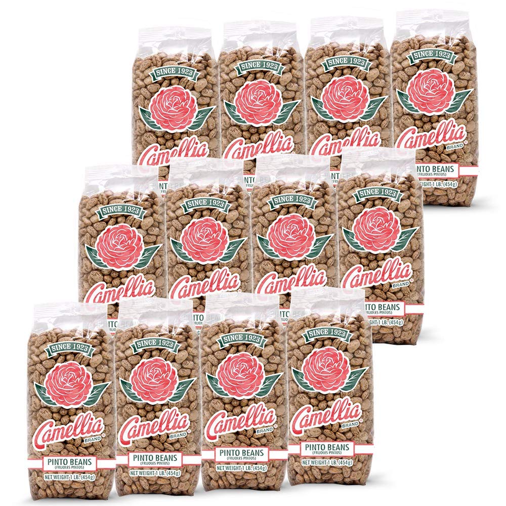 Camellia Brand Dried Pinto Beans 1 Pound (Pack Of 12)